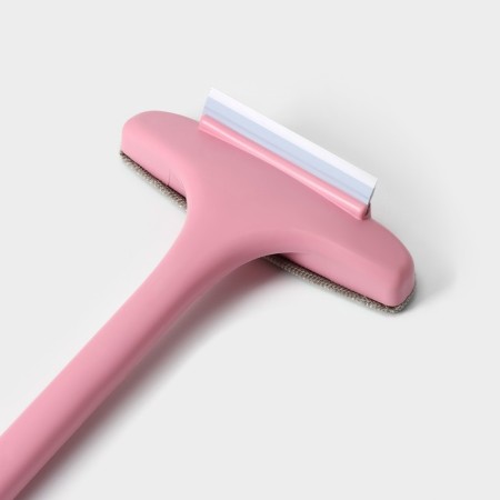 Okloma with a plastic handle and burning, 20.3 × 54 cm, color mix-1