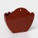 Kashpo wall 1l 20 x11 x15.3cm "chrysanthemum", color terracotta
