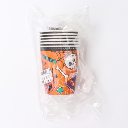 Single -paper glass "Halloween", 250 ml-4