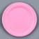 Set of paper dishes is disposable: 6 plates, 6 glasses, pink color