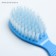 Baby comb + massage hair brush, from 0 months, blue color, mixture