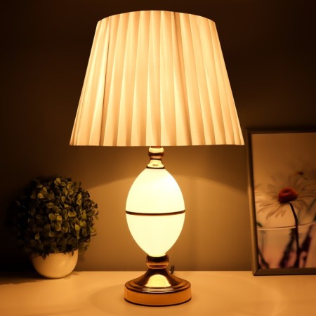 Sallery light lamp E27 40W white-gold 30x30x50 cm-1