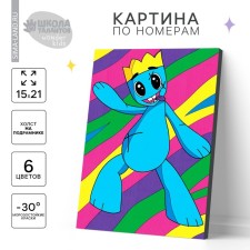 Picture on numbers for children 