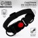 Nylon collar with fastex 2.5 cm, b -black