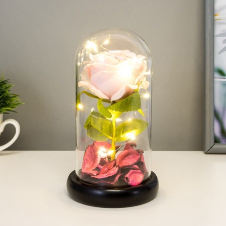 Spinker Sales "Pink Rose" LED 3AAA 8x8x17 cm Risalux-1