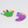 Developing gaming set "Palmles and legs" 16 cards+tasks, crumb I