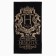 The towel Named Tensor Ethel "Nikita" is black, 50x90cm, 100% cotton, 420g/m2