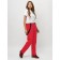 Pants ski winter women, size 50, red color