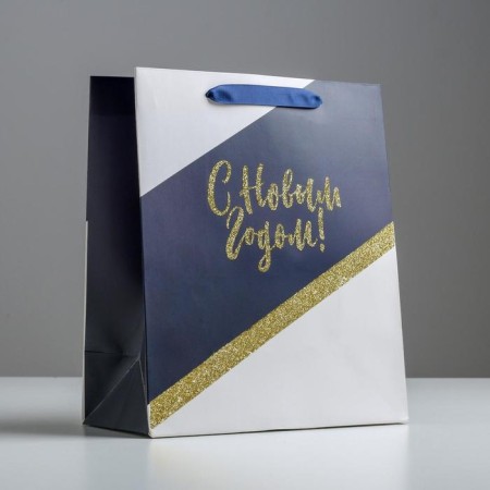 Laminated vertical “Good luck in the New Year”, ML 23 x 27 x 11.5 cm, New Year