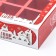 Box for 9 sweets with the shell "House of Santa Claus", 13.7 x 13.7 x 3.5 cm