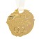 Wedding medal on the postcard "Golden Wedding", 8.5 x 8 cm