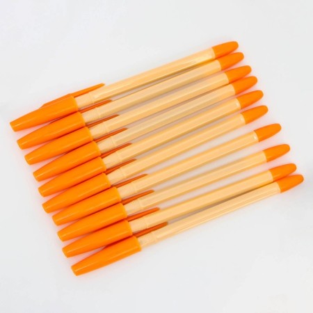 Ballpack blue paste 0.7 mm "orange" plastic-2