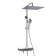 The shower system wasserkraft a113.119.101.ch thermo, tropical shower, thermostat, chrome