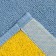 Towel kitchen Ethel bananas col. blue, 25*25 cm 100% cotton