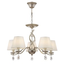 Freya FR2001PL-05G Monique chandelier, 320x340x1494 mm, E14, 5x40W, matte gold color