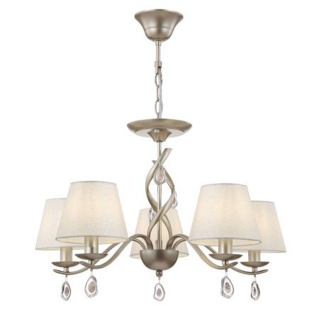 Freya FR2001PL-05G Monique chandelier, 320x340x1494 mm, E14, 5x40W, matte gold color