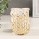 Souvenir Polystone "Council - Hide and Hide Play" White with a golden patina 6.5x7x9 cm