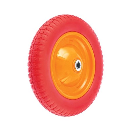Polyurethane wheel, d = 340 mm, hub: diameter 20 mm, length 90 mm