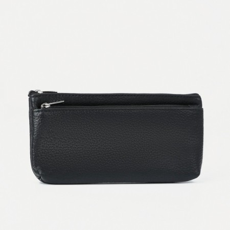 Women's wallet with lightning, black color