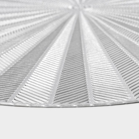 Set of napkins of serving shares Fly, d = 38 cm, 4 pcs, color silver-3