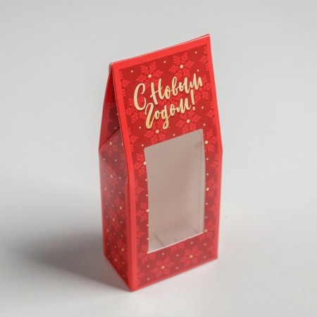 Folding box "Best Wishes", 6 x 14.5 x 3.5 cm, New Year-2
