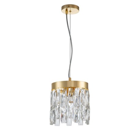 Suspended Indigo lamp, 12029/2p Gold. 2x40W, E14, 200x200x360/1160 mm, transparent color-1