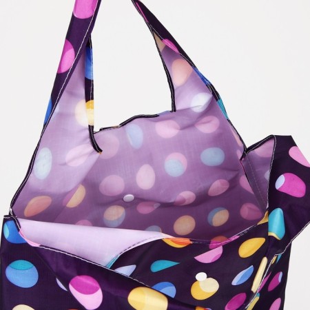 Permanent bag on the button, purple color-3