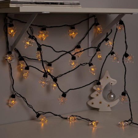 Garland “thread” 5 m with nozzles “Christmas tree”, IP44, dark thread, 40 LED, yellow glow, 8 modes, 220 V-2