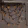 Garland “thread” 5 m with nozzles “Christmas tree”, IP44, dark thread, 40 LED, yellow glow, 8 modes, 220 V
