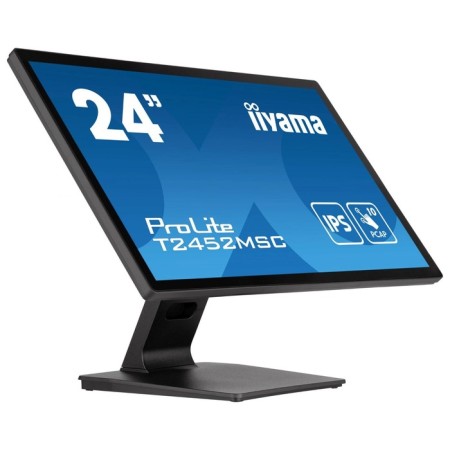 Monitor IIYAMA 23.8 "Prolite T2452MSC-B1 Black IPS LED 14MS 16: 9 HDMI M/M Matte 400CD 17 107891-1