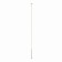 Floor-volume lamp Mantra Vertical, LED, 2400LM, 3000K, 2650 mm, white color