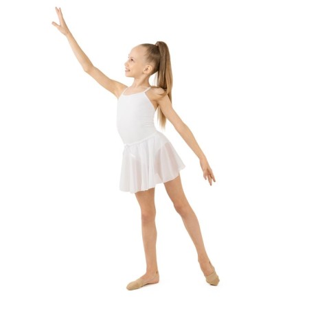 Skirt Solnz for gymnastics and dancing Grace Dance, p. 28-30, white color-4