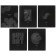A set of notebooks of 5 pieces, 48 ​​sheets in the Calligrata Top “graphics” cage, covered cardboard, twin-lak + selective UV-lax, block offset