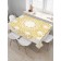 The tablecloth "Classic ornament", rectangular, Saten, size 120x145 cm