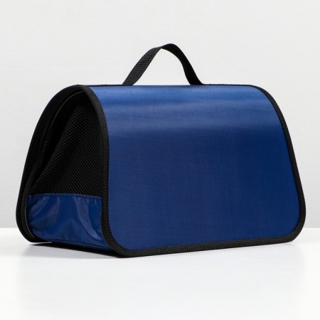 Bag - Carriage for animals frame No. 2, nylon, 40 x 25 x 25 cm, blue