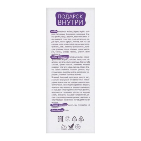 Natural "Bobrodov" syrup with ginger and dill, "so that the tummy is not sick!", 50 ml-10