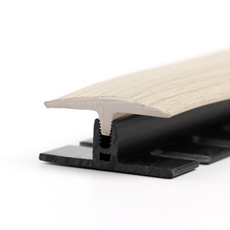 Flexible threshold with fastener Smartprofile BR 224 oak craft gray, 3 m-2
