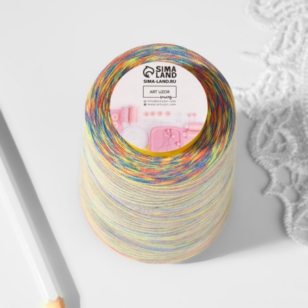 Multicolor threads 40/2, 3000 yard, colorful color-4