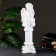 Luminous figure "Angel sitting on a column" 17x51x16cm