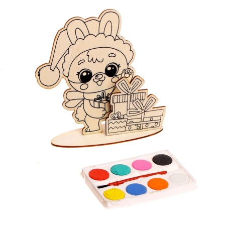Set for creativity "Wood painting. Bunny"-3