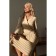 Female dress, size 46, peach color