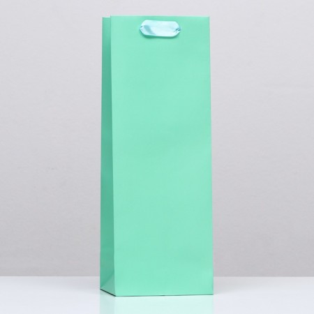 Package for the bottle "turquoise" 13 x 36 x 10 cm, 1 pc.