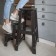Stool- ladder, 455x310x616, wenge