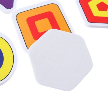 Soft puzzle for kids in the frame "Forms and colors", 8 details, crumb I-5