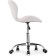 Computer chair Trizor Metal/Eco -leather, Chrome/Pink/White 53x53x69 cm
