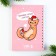 Gift New Year's set: a notebook on a spiral A6, 60 sheets and magnetic bookmarks 2 pcs. "On the New Year only with you"