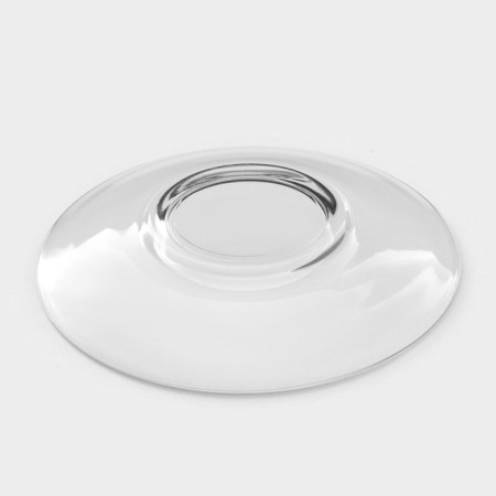 Glamor glass saucer, d = 13.2 cm, transparent color-2