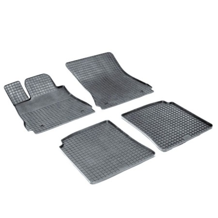 Rubber rugs ’grid’ for Mercedes-Benz S-Class W221 L, 2005-2014