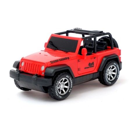 The jeep machine, doors, light and sound open, works from batteries, mixtures-4