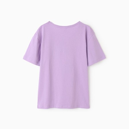 T-shirt female, lilac color, rr 46-3